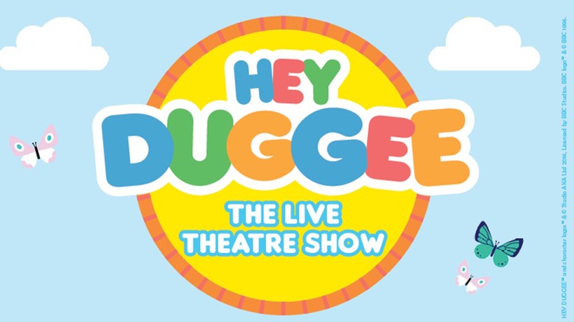 Logo for Hey Duggee The Live Theatre Show