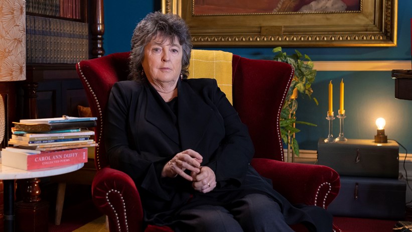 Image of Carol Ann Duffy from BBC Maestro.